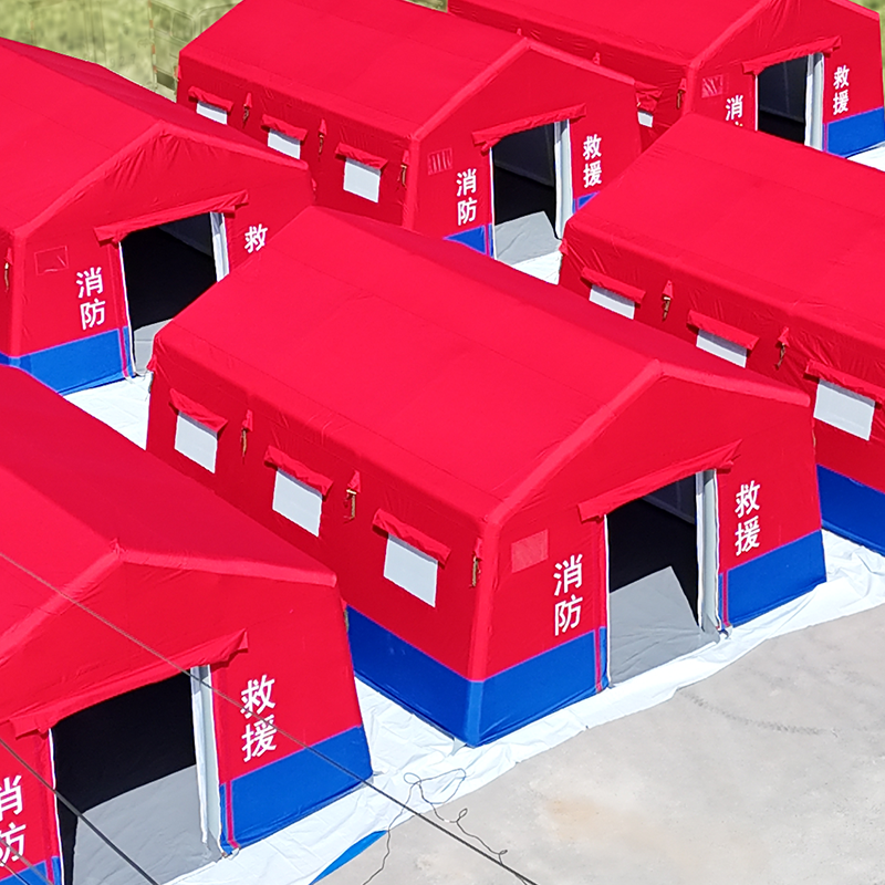 Раздувной шатер пожарного